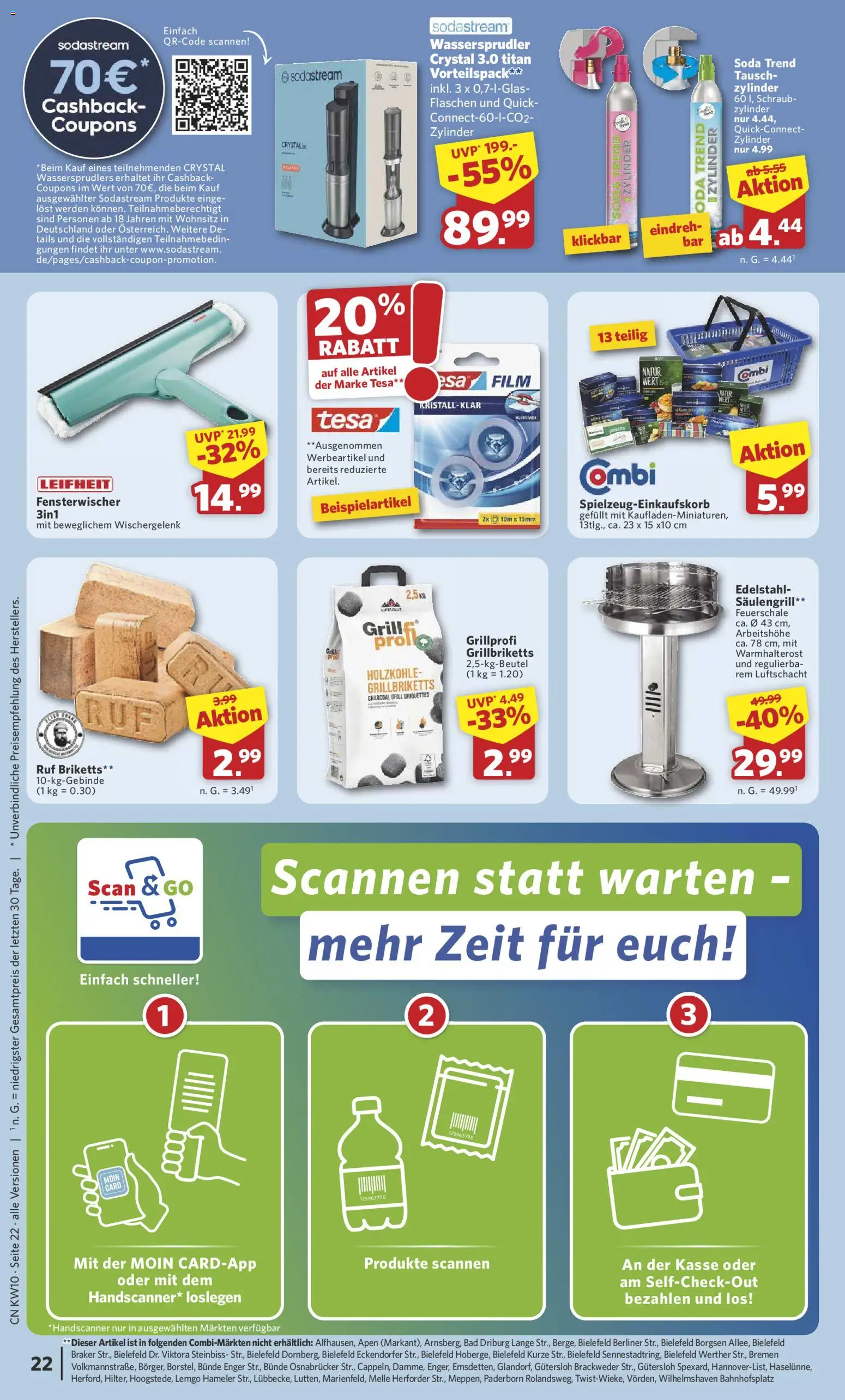 Combi Prospekt 	 – gültig ab 02.03.2026 | Seite: 24 | Produkte: Berliner, Grill, Bad, Sodastream