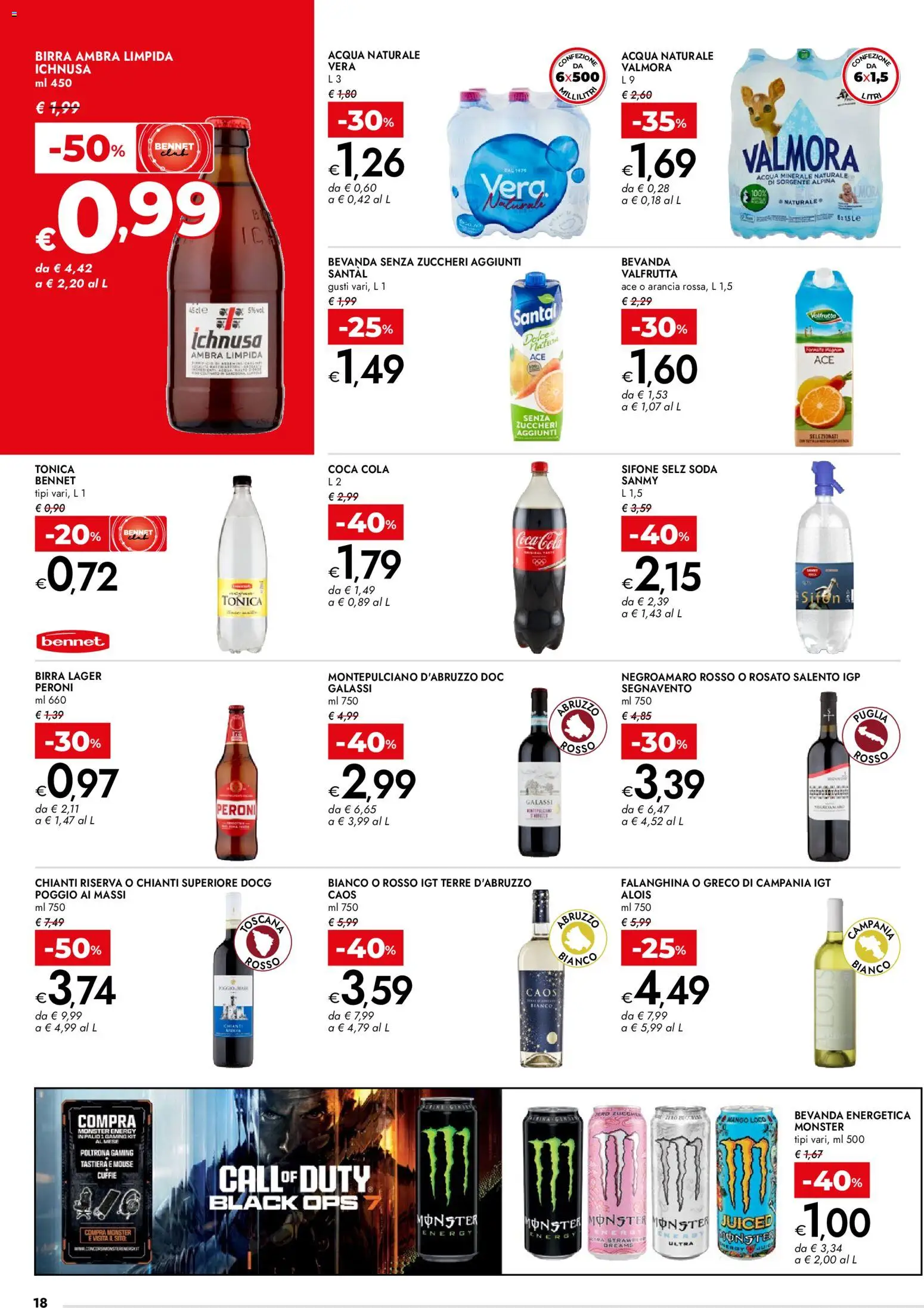 Volantino bennet del 06.11.2025 | Pagina: 18 | Prodotti: Mango, Mouse, Tastiera, Cuffie