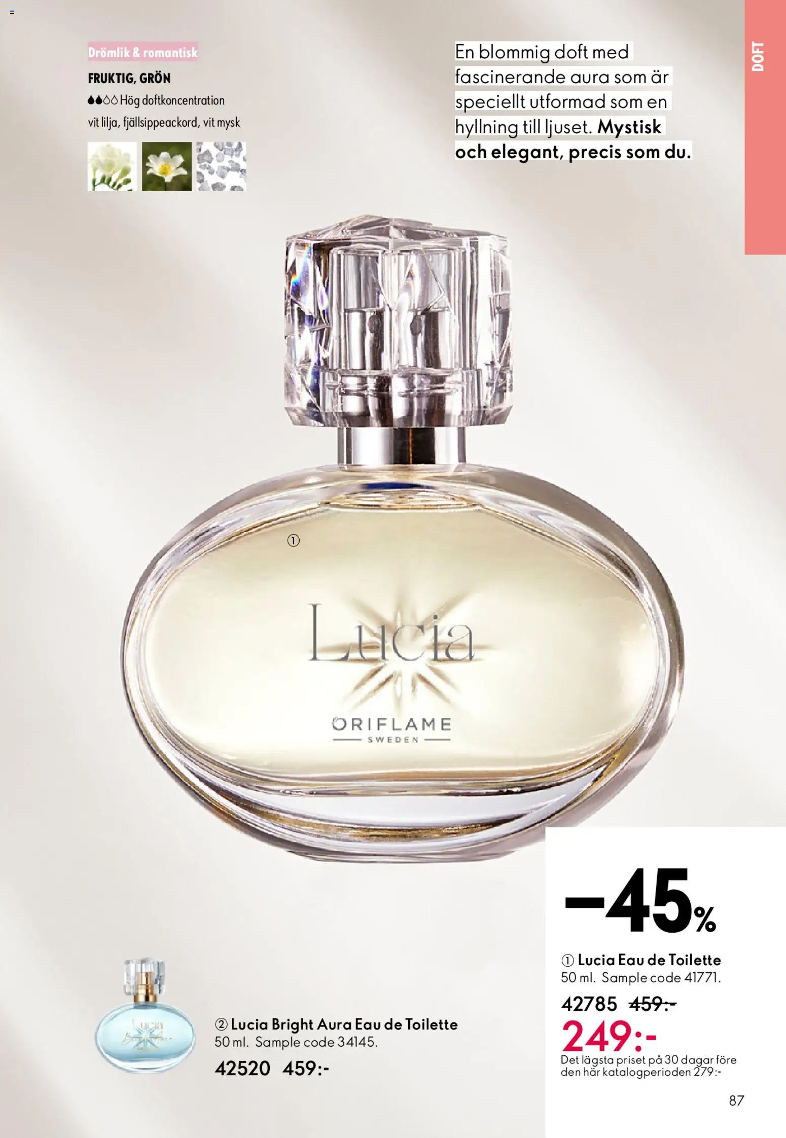 Oriflame reklamblad aktuell från 18.02.2026 | Sida: 87 | Produkter: Doft, Eau de toilette