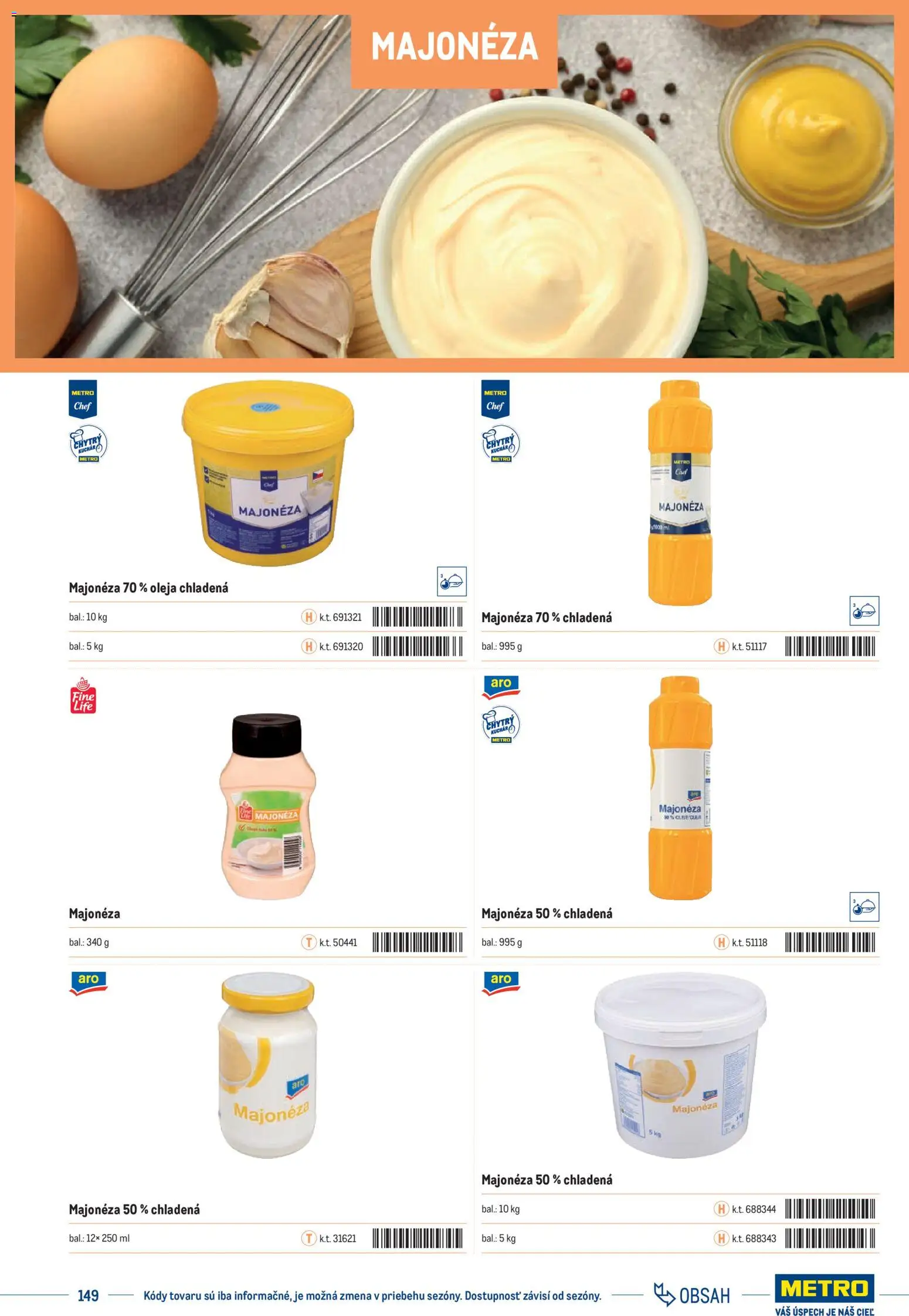 Nové Metro akcie – leták je platný od 01.01.2025 | Strana: 149