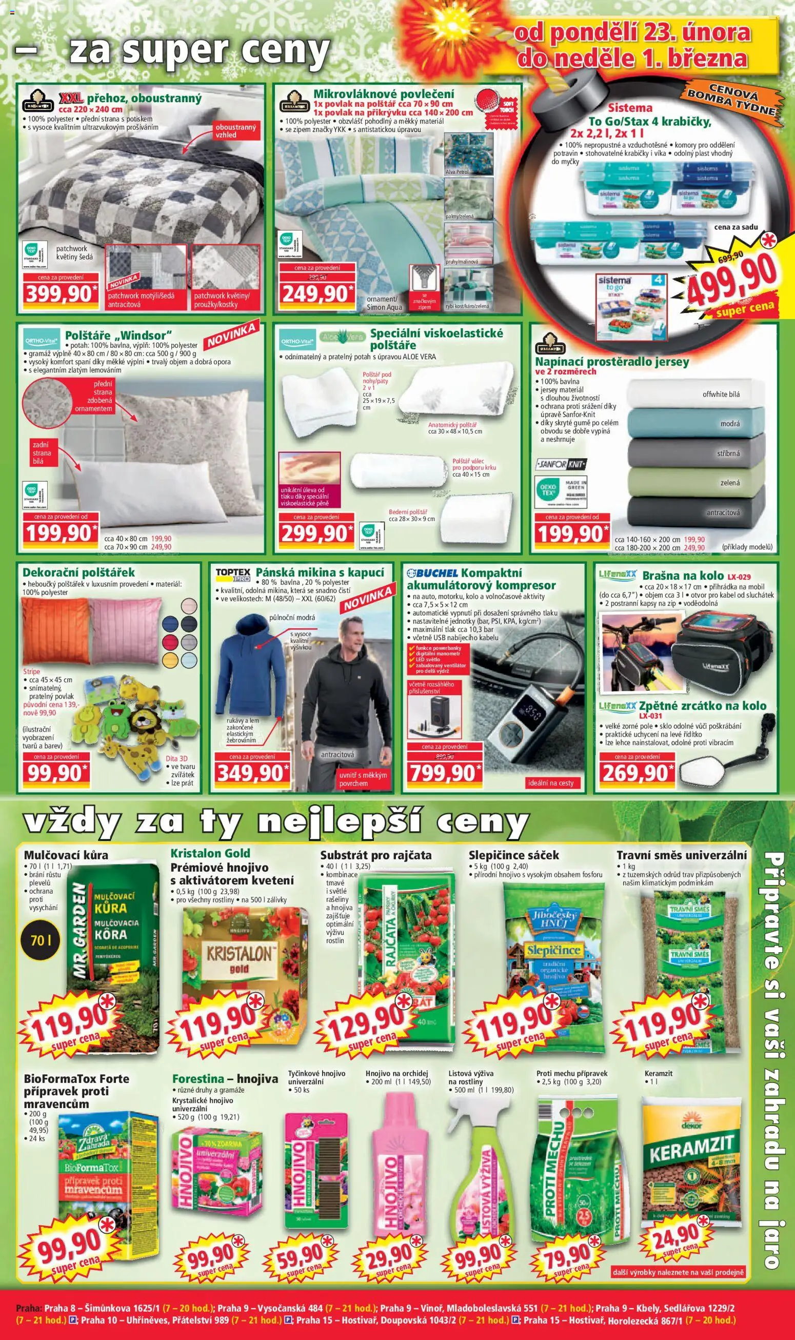 Norma leták od 23.02.2026 | Strana: 3 | Produkty: Rostliny, Květiny, Prostěradlo, LED