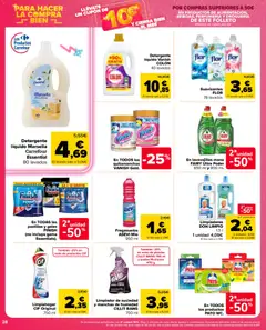 Vista previa Carrefour Market folleto válido desde el 12.03.2026 | Página: 28 | Productos: Quitamanchas, Detergente, Lavavajillas