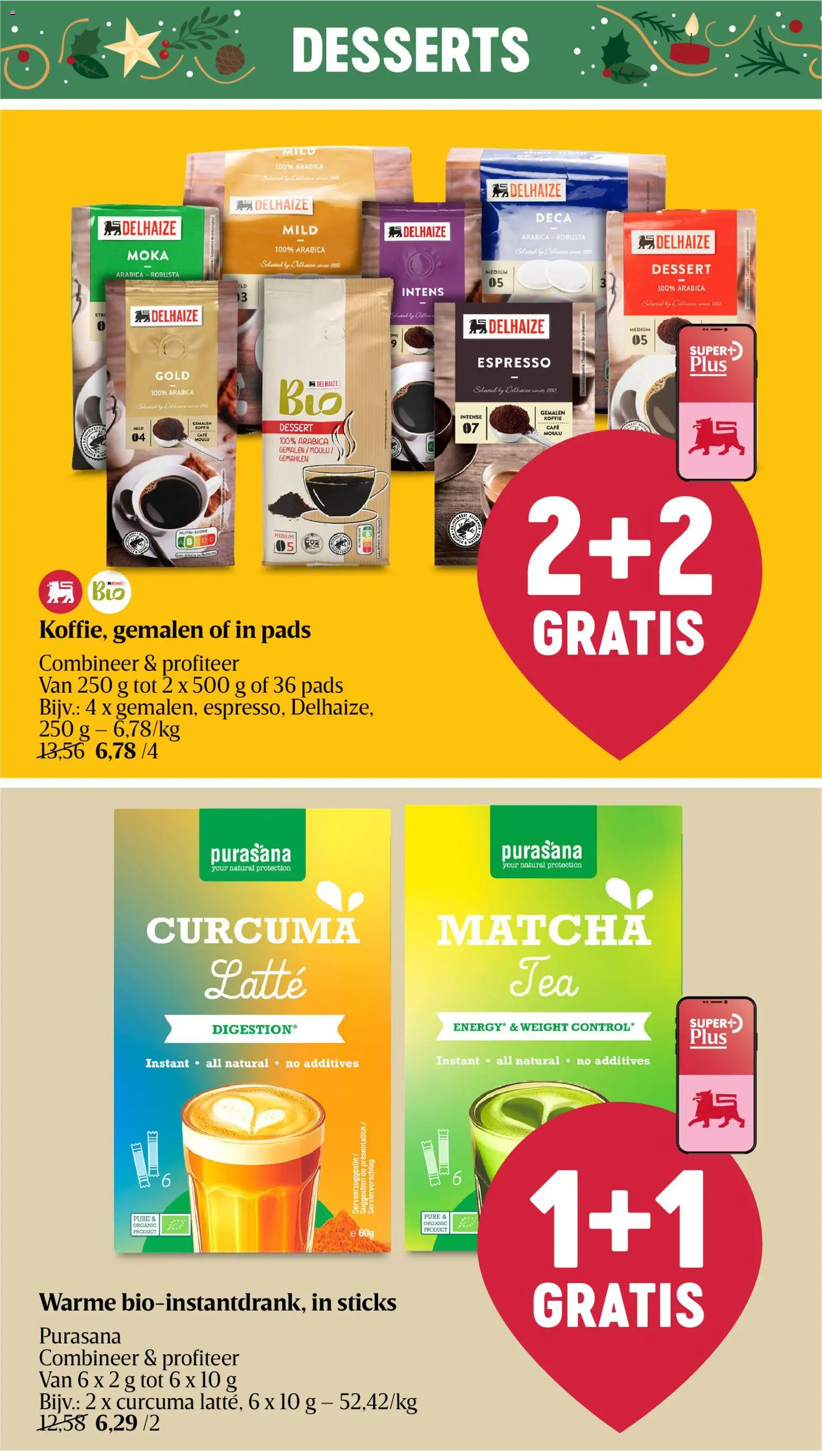 {H1} | Pagina: 31 | Producten: Csirkecombfile, Rooibos tea, Pads, Koffie