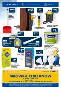 Pogląd oferty "Mrówka Gazetka - Chrzanów" - ważna od 04.12.2025 | Strona: 4 | Produkty: Odkurzacz, Żarówki
