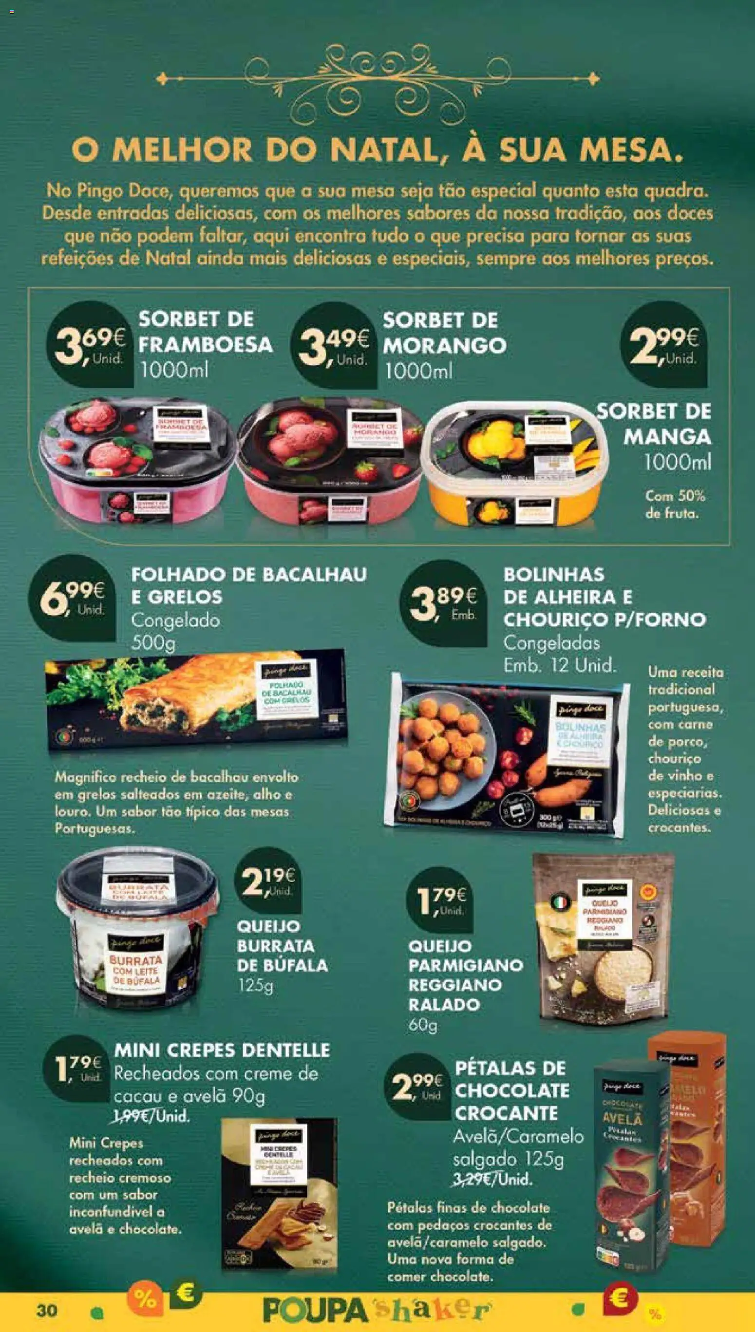 Pingo Doce Poupe Esta Semana Madeira │ válido de 02.12.2025 | Página: 30 | Produtos: Bacalhau, Mesa, Chocolate, Vinho
