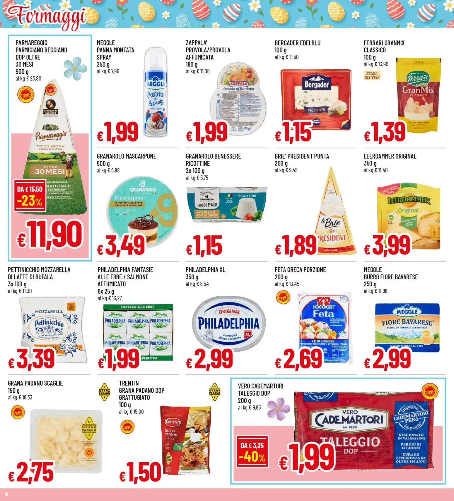 Volantino Galassia del 23.03.2026 | Pagina: 16 | Prodotti: Panna, Latte, Burro, Parmigiano