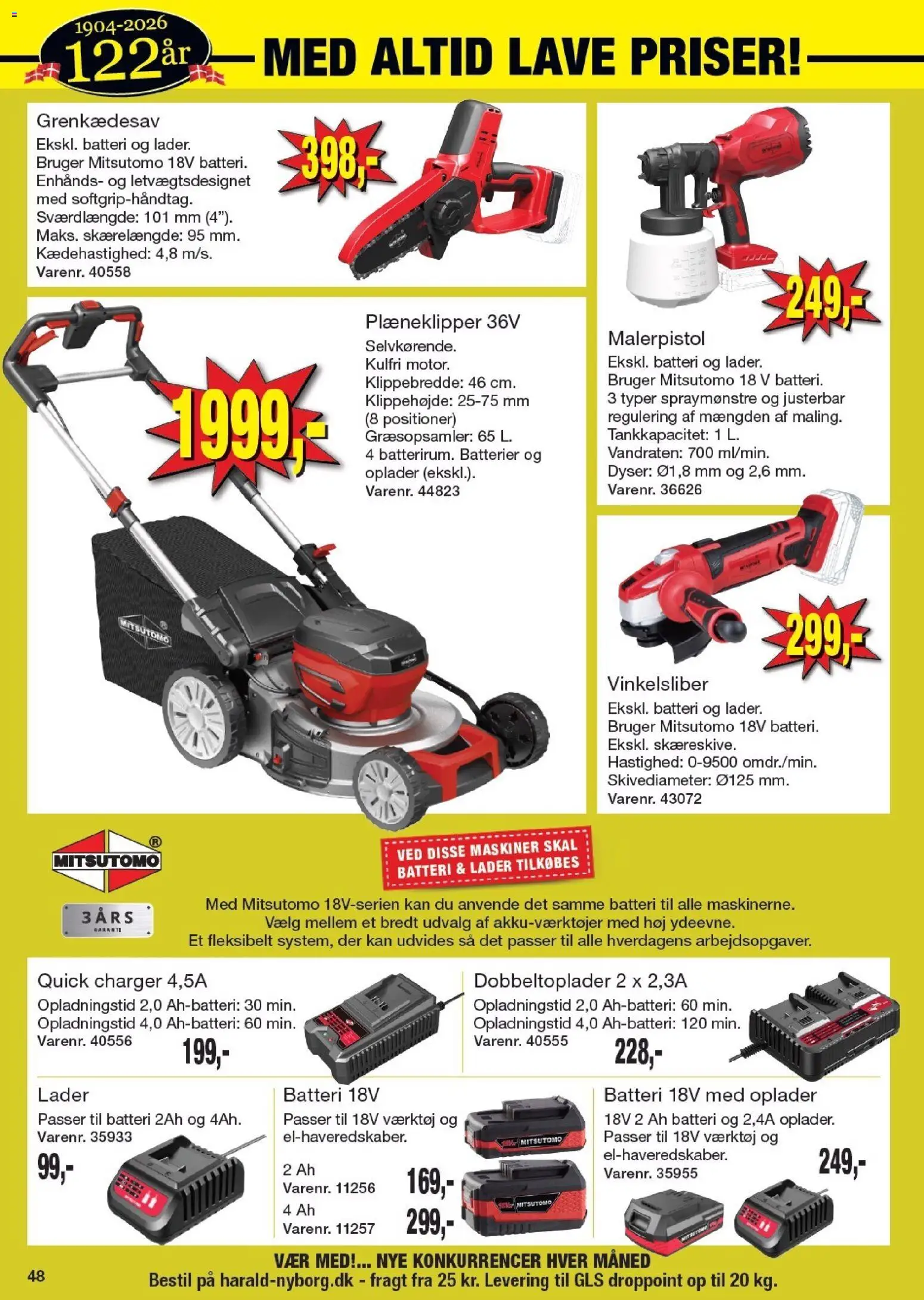 Harald Nyborg tilbudsavis – gyldig fra 23.04.2026 | Side: 50 | Produkter: Batterier, Batteri