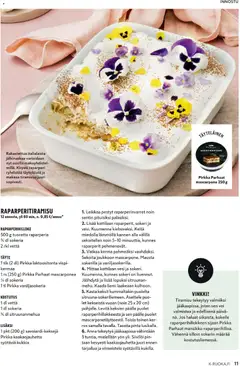 K-Supermarket-mainoslehti voimassa 06.05.2026 alkaen | Sivu: 11 | Tuotteet: Raparperi, Voi, Kerma, Keksit