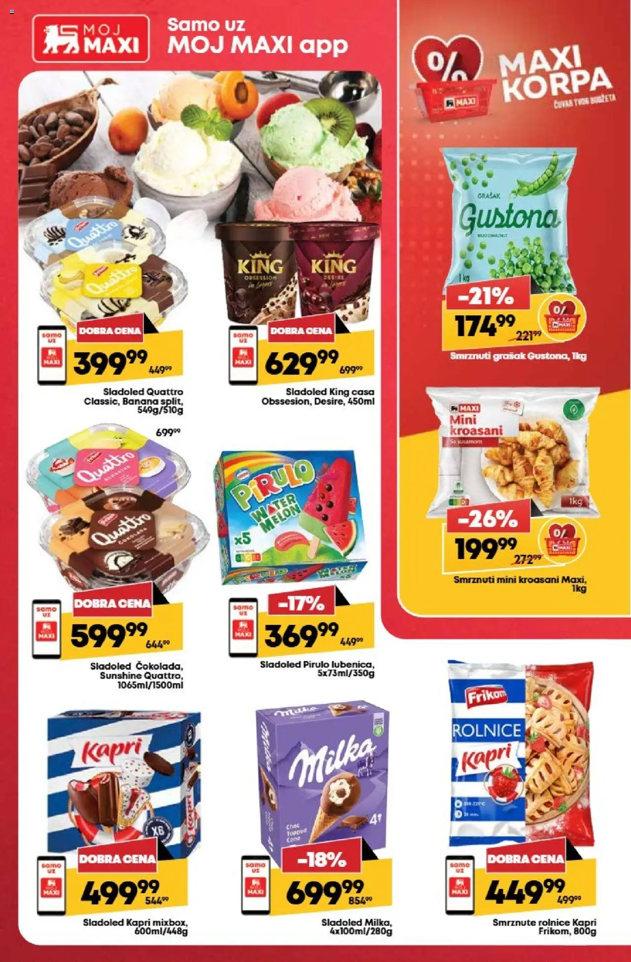 Tempo katalog - važi od 07.08.2025 | Strana: 16 | Proizvode: Banana, Milka, Grašak, Korpa