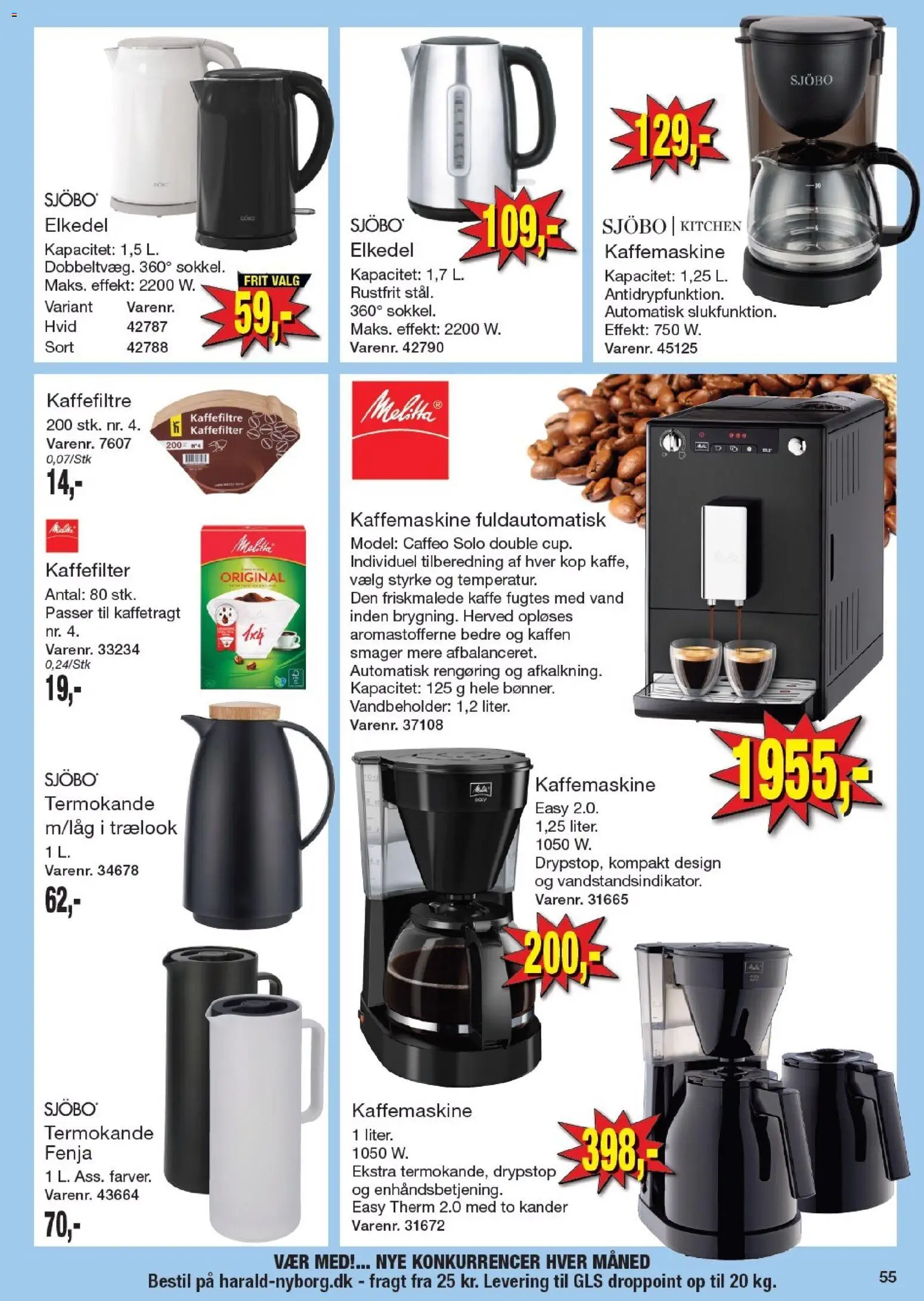 Harald Nyborg tilbudsavis – gyldig fra 26.02.2026 | Side: 59 | Produkter: Kaffe, Kaffemaskine