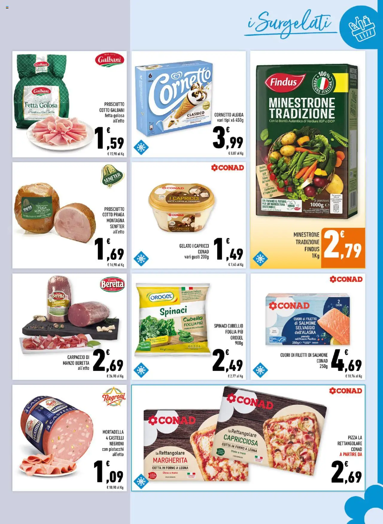 Volantino Conad del 24.09.2025 | Pagina: 7 | Prodotti: Crema, Pizza, Cornetto, Pistacchi