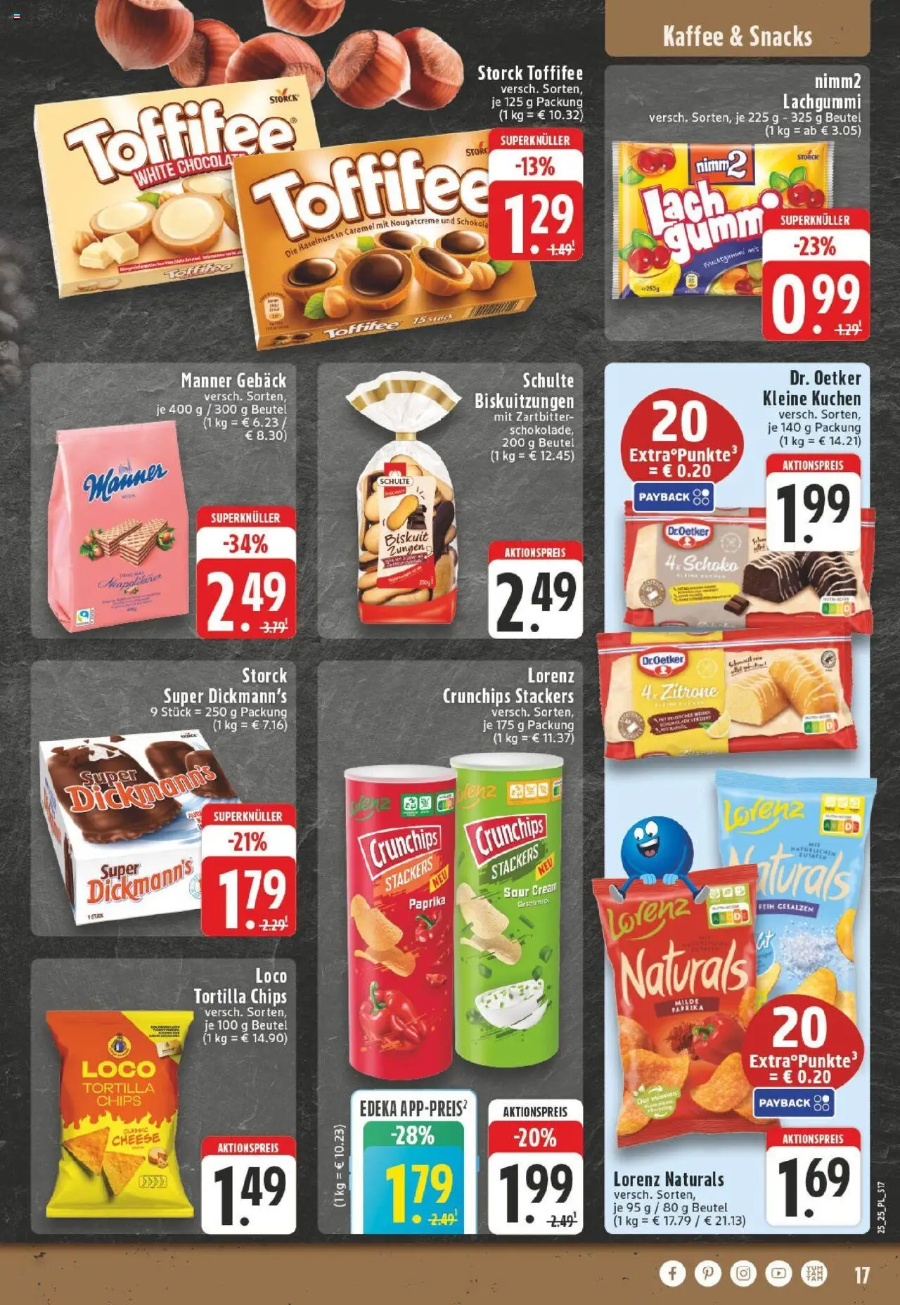 Edeka prospekt Titz	 - gültig ab dem 15.06.2025 | Seite: 17 | Produkte: Kaffee, Zitrone, Toffifee, Kuchen