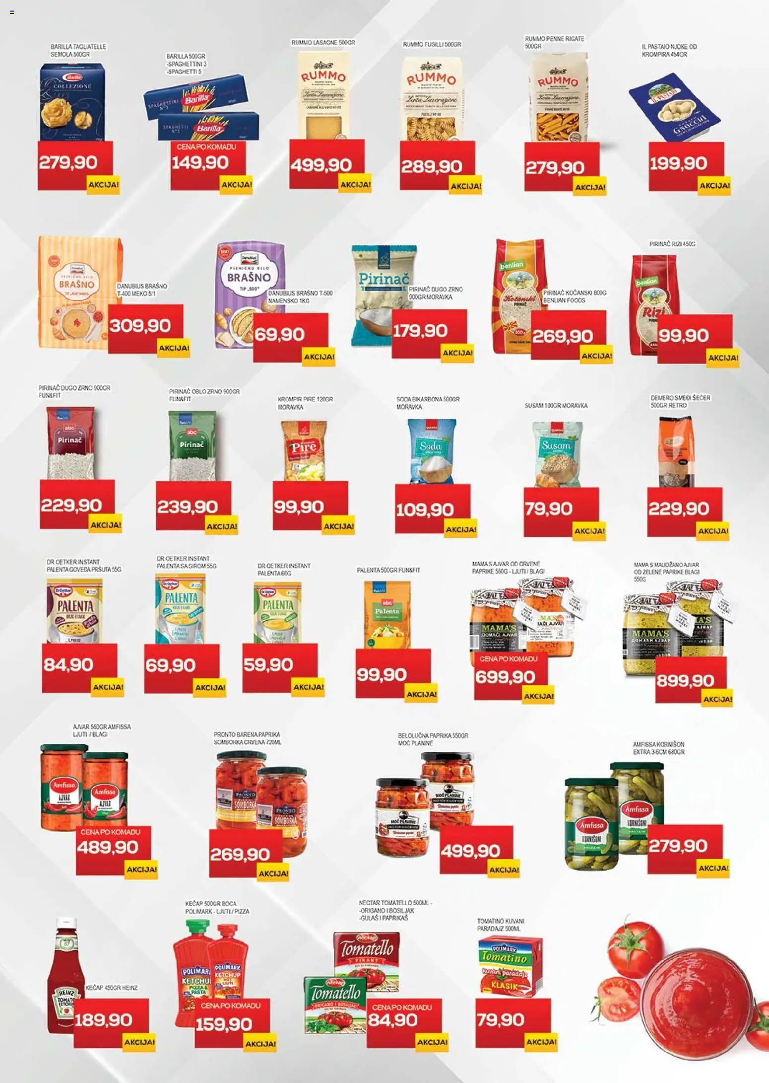 Medius katalog - važi od 24.02.2026 | Strana: 11 | Proizvode: Kečap, Ajvar, Paprika, Tagliatelle