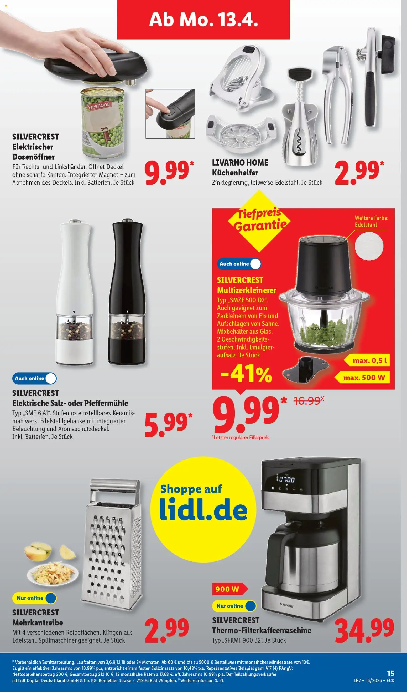 Lidl Prospekt – gültig ab 13.04.2026 | Seite: 31 | Produkte: Bad, Salz, Eis
