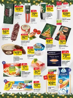 Náhled letáku Flop leták - Vánoce od 26.11.2025 | Strana: 2 | Produkty: Losos, Pomazánka, Chorizo, Paštika