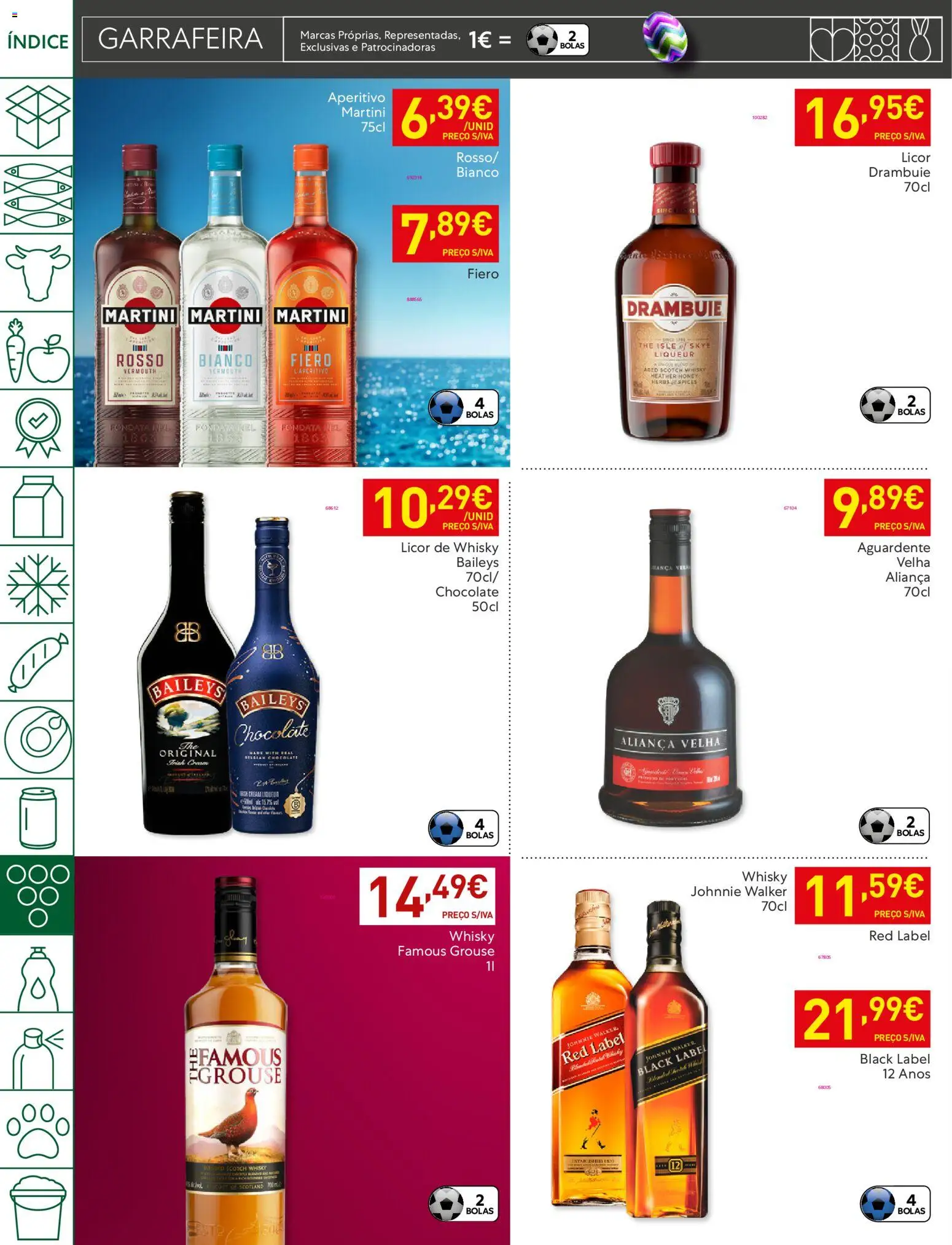Recheio folheto │ válido de 31.03.2026 | Página: 42 | Produtos: Whisky, Aliança, Licor, Chocolate