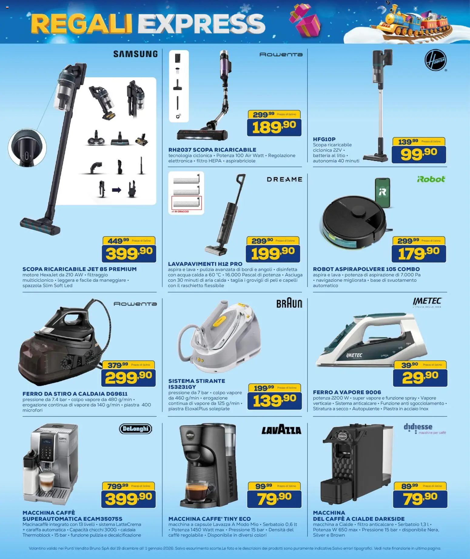 Volantino Euronics del 19.12.2025 | Pagina: 24 | Prodotti: Caraffa, Anticalcare, Acqua, Ferro da stiro