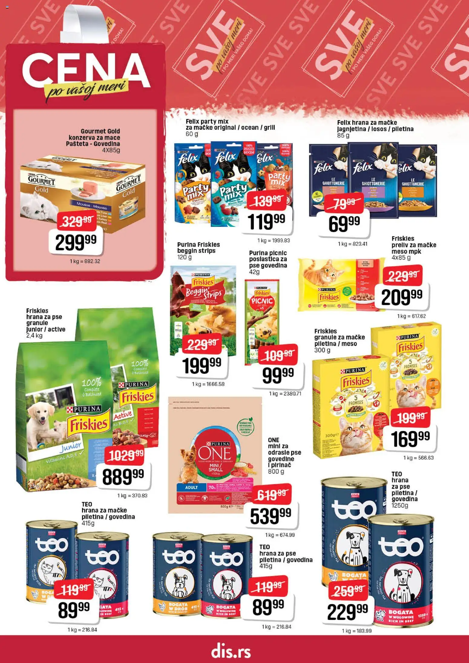 Super DIS katalog - važi od 20.11.2025 | Strana: 22 | Proizvode: Purina, Hrana za mačke, Piletina, Pašteta