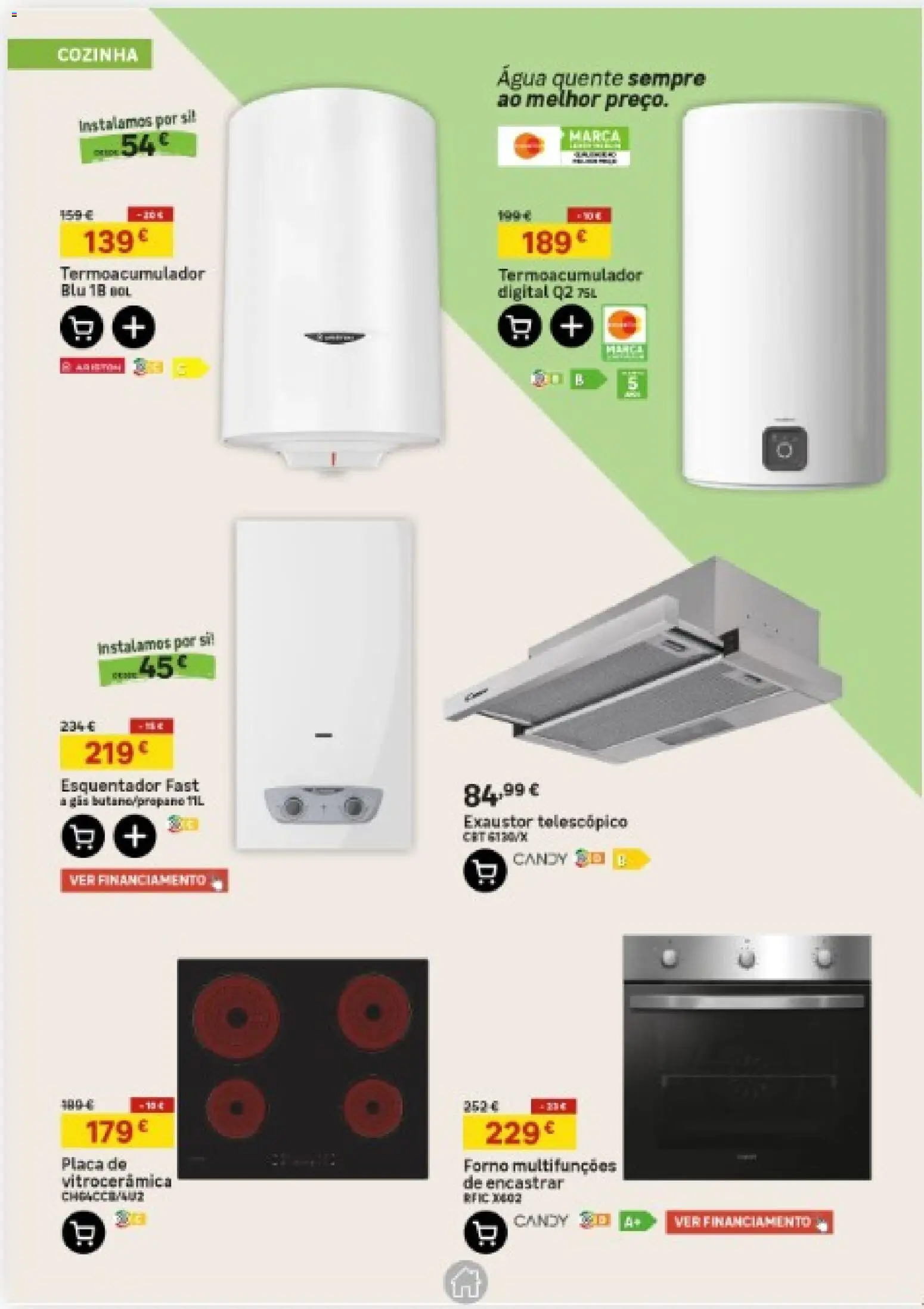 Leroy Merlin Catálogo │ válido de 19.02.2026 | Página: 14 | Produtos: Agua, Forno, Exaustor