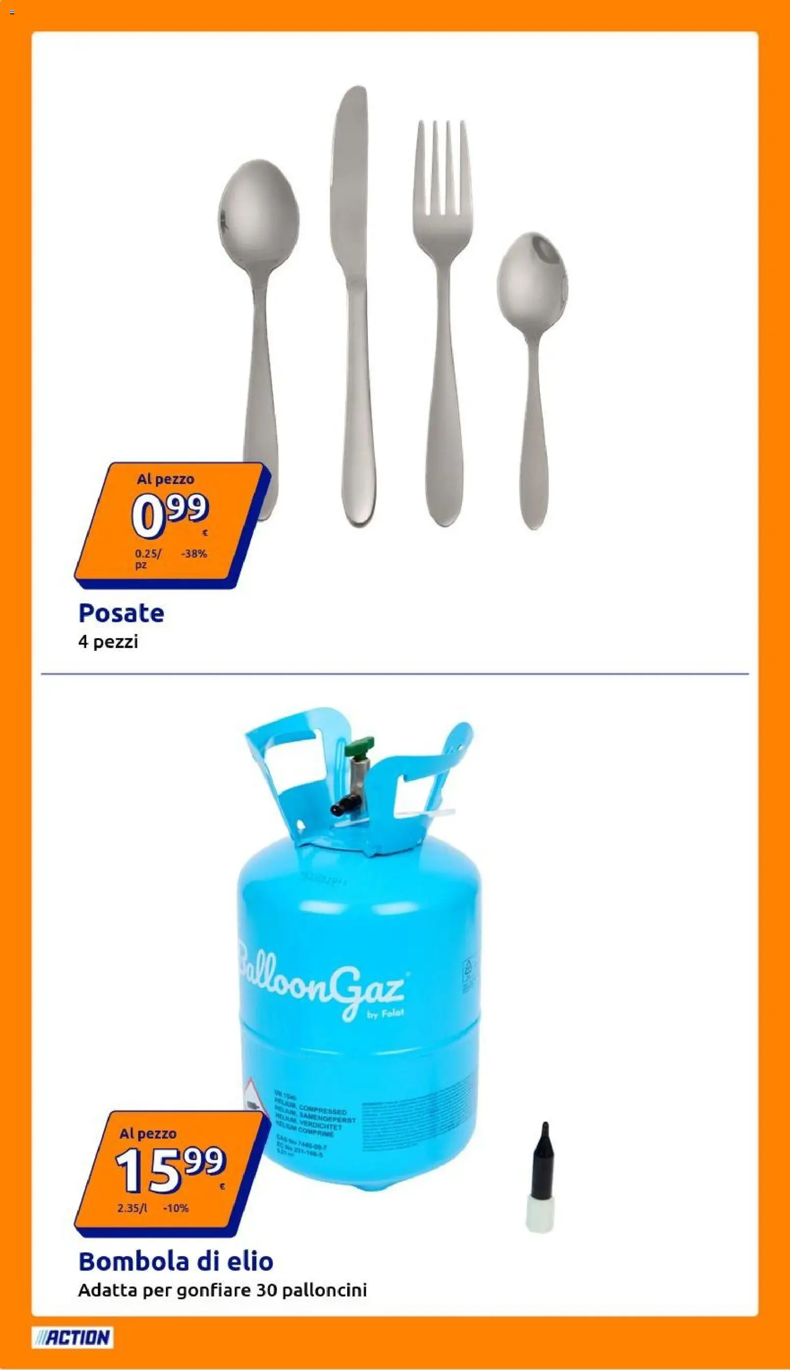 Volantino Action del 18.03.2026 | Pagina: 2 | Prodotti: Posate
