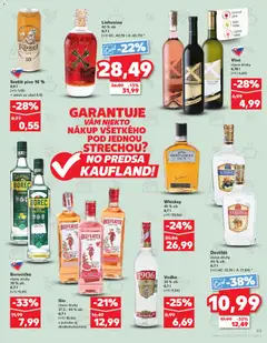 Kaufland leták platný od 30.10.2025 | Strana: 45 | Produkty: Pivo, Víno, Slivovica, Destilát