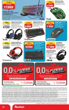 Auchan - Karácsonyi játék - amely érvényes a következő dátumtól: 24.10.2025 | Oldal: 36 | Termékek: Szőlő, Egér, Billentyűzet, USB