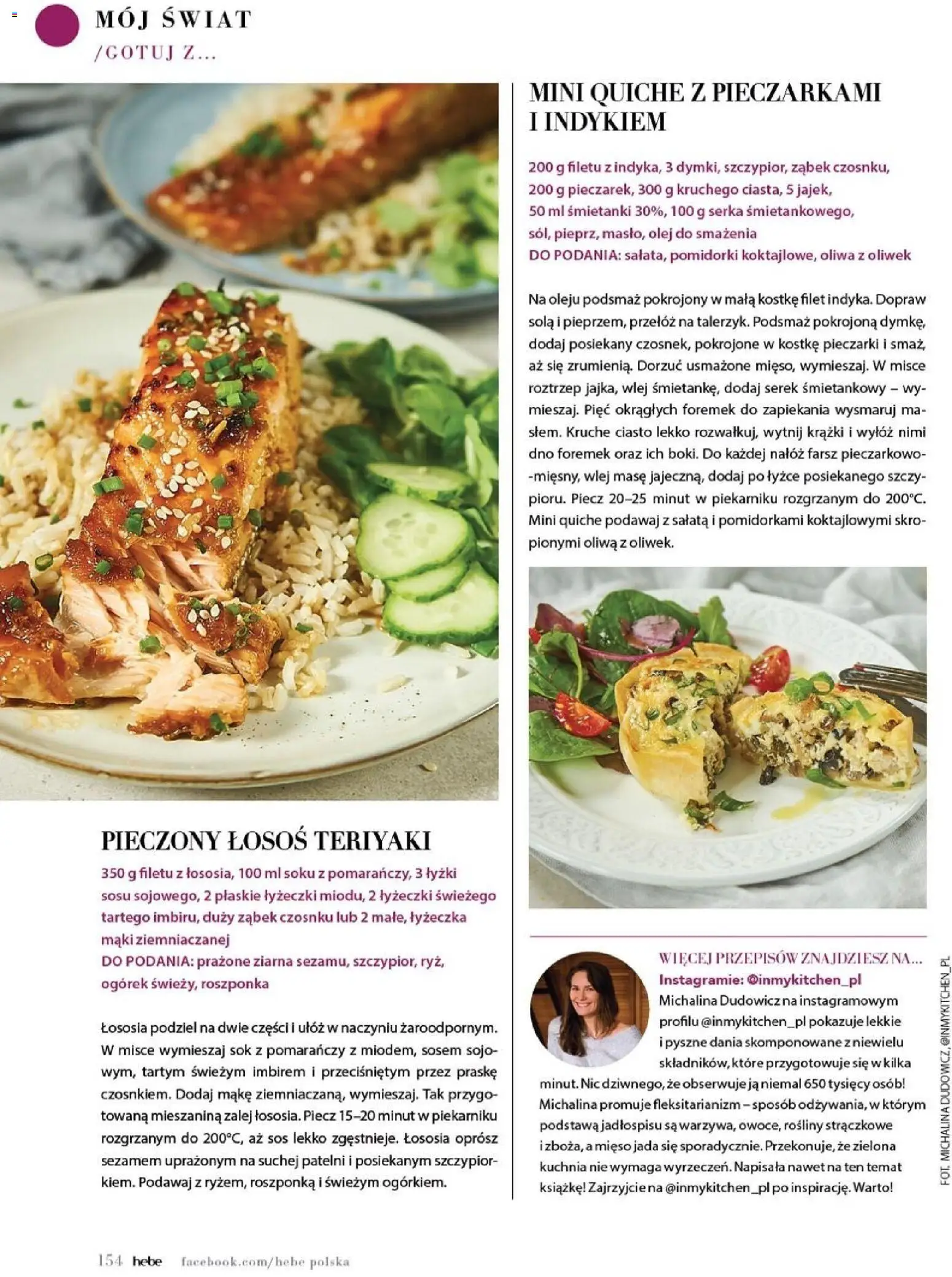 Hebe gazetka - Magazyn od 01.03.2026 | Strona: 154 | Produkty: Pieczarki, Mięso, Ciasto, Rosliny