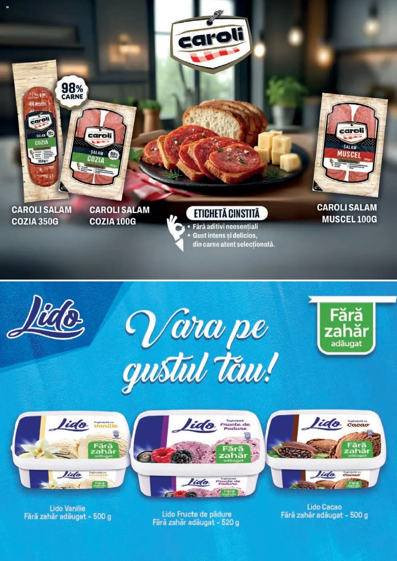 Noul catalog Mega Image – valabil de la 28.08.2025 | Pagină: 47 | Produse: Salam, Cacao, Fructe, Zahăr