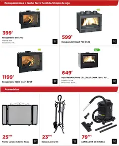Pré-visualização BricoMarché - Catálogo Aquecimento 12p válido de 06.11.2025 | Página: 5 | Produtos: Ferro, Aspirador, Aspirador de cinzas