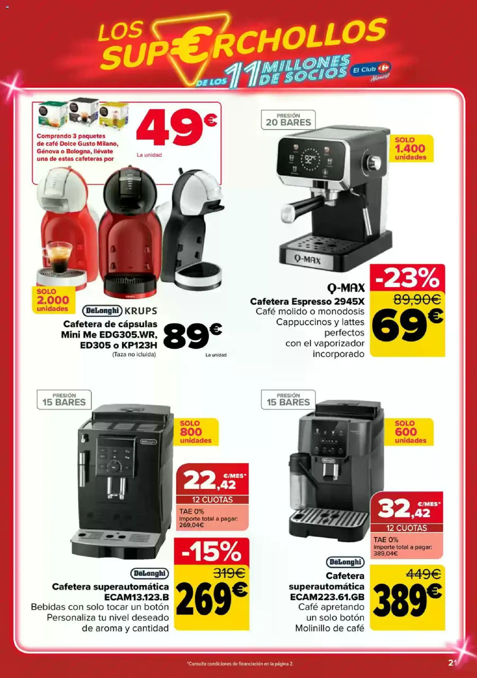 Carrefour Super chollos │ válido desde el 23.04.2026 | Página: 21 | Productos: Café, Café molido, Cafetera