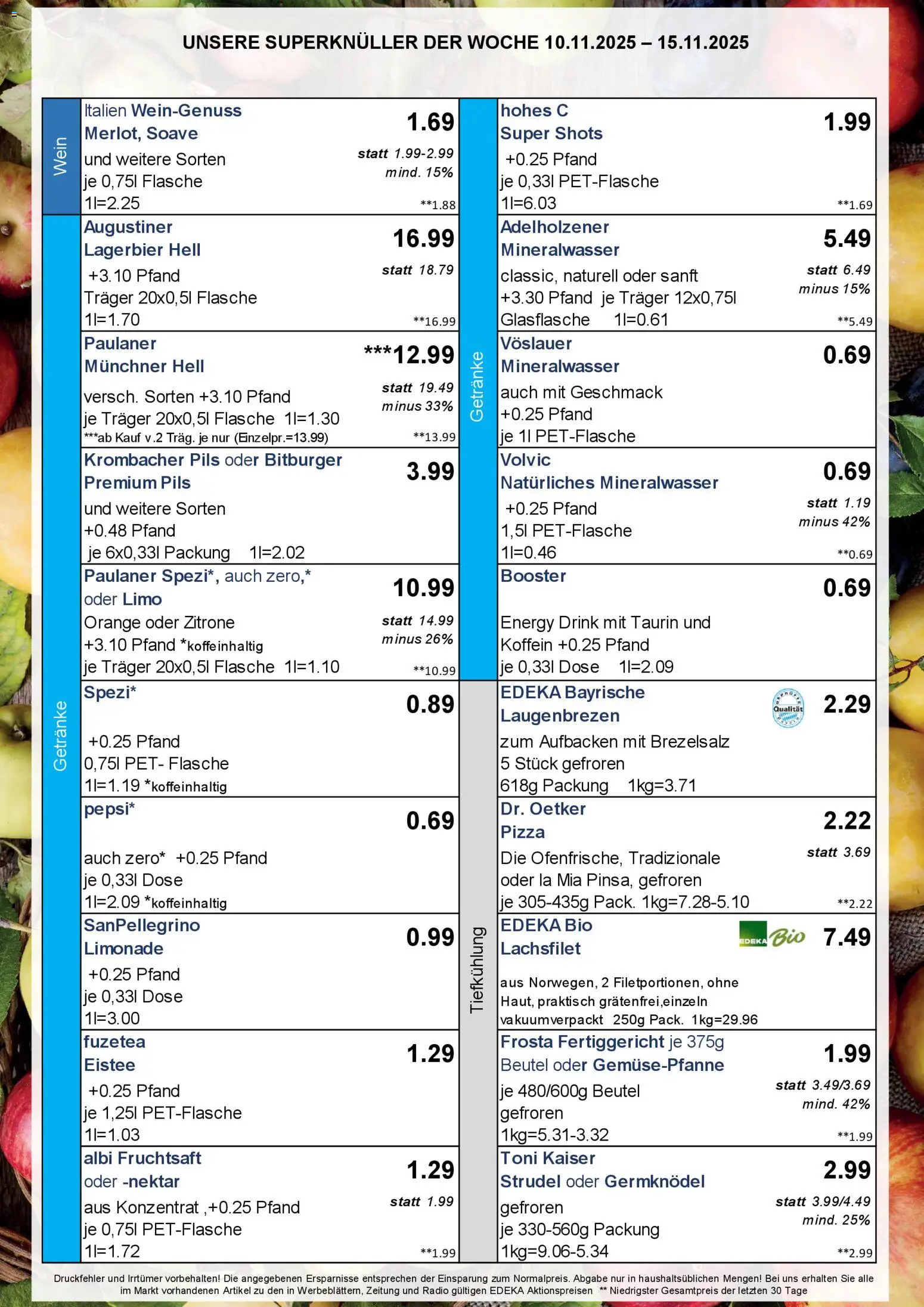 Simmel - Bayern – gültig ab 10.11.2025 | Seite: 5 | Produkte: Limonade, Zitrone, Wein, Volvic