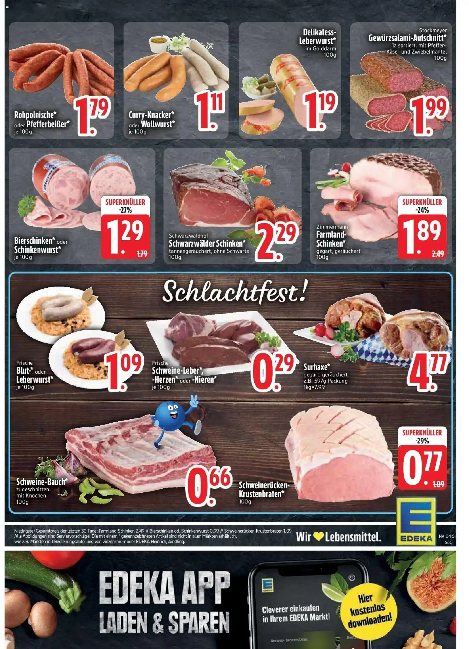 Edeka prospekt Altomünster	 – gültig ab 18.01.2026 | Seite: 17 | Produkte: Käse, Pfeffer, Schweinerucken, Salami