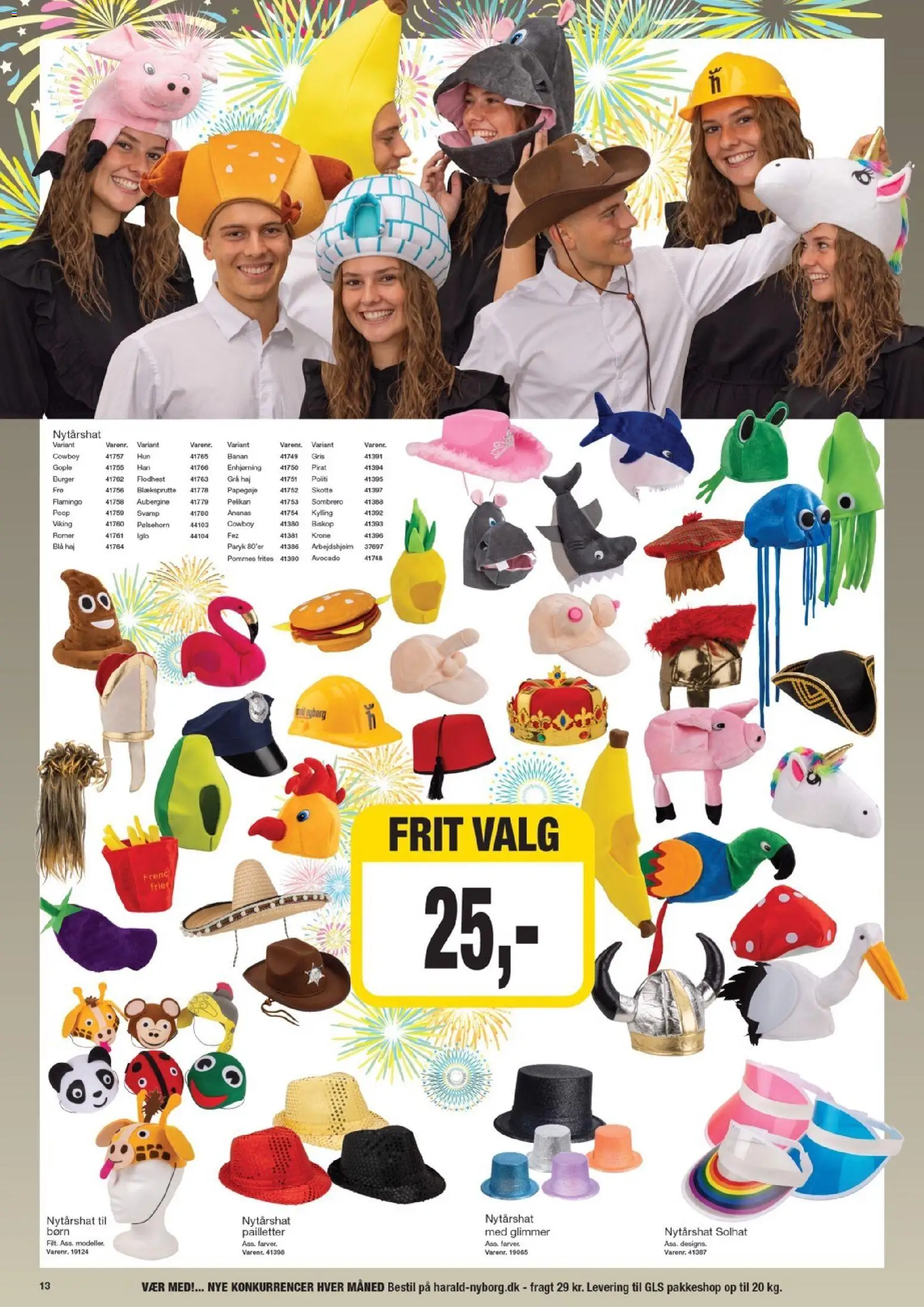 Harald Nyborg tilbudsavis – gyldig fra 15.12.2025 | Side: 13 | Produkter: Pølsehorn, Pommes frites, Avocado, Aubergine