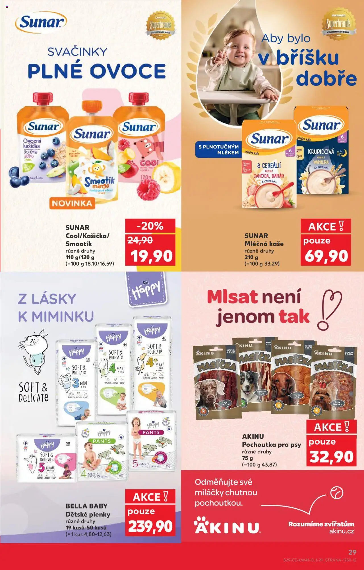 Kaufland leták - Praha 4 od 08.10.2025 | Strana: 29 | Produkty: Ovoce, Kaše, Pants, Plenky