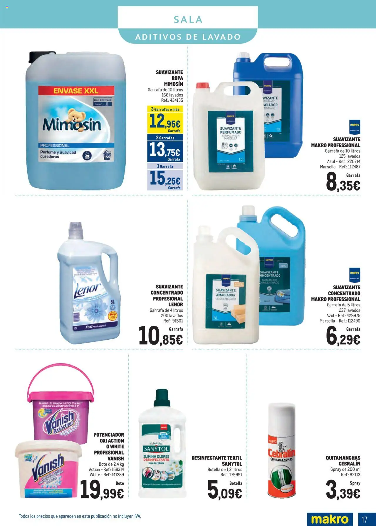 Makro - Especial Limpieza Norte II │ válido desde el 01.09.2025 | Página: 17 | Productos: Perfume, Jabón, Quitamanchas, Suavizante