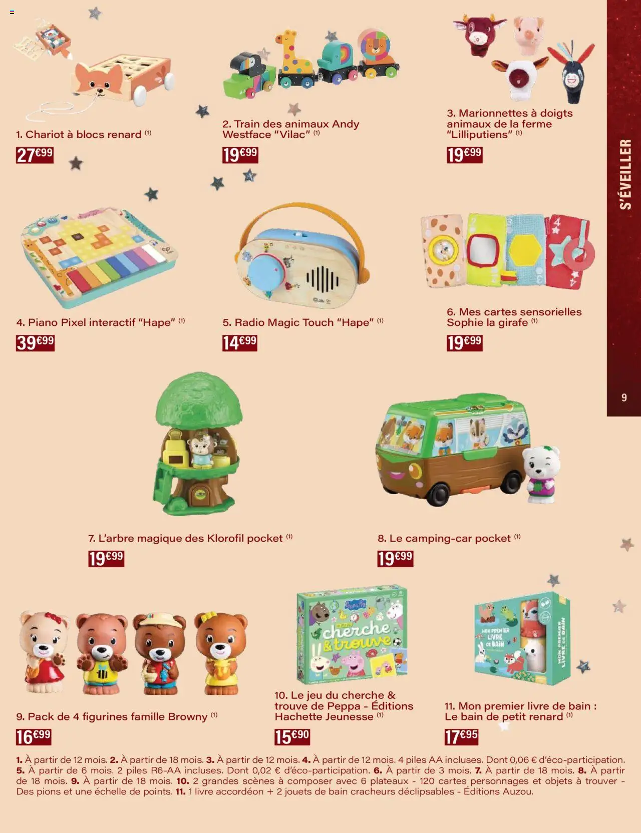 {H1} | Page: 9 | Produits: Radio, Jouets, Figurines, Piles