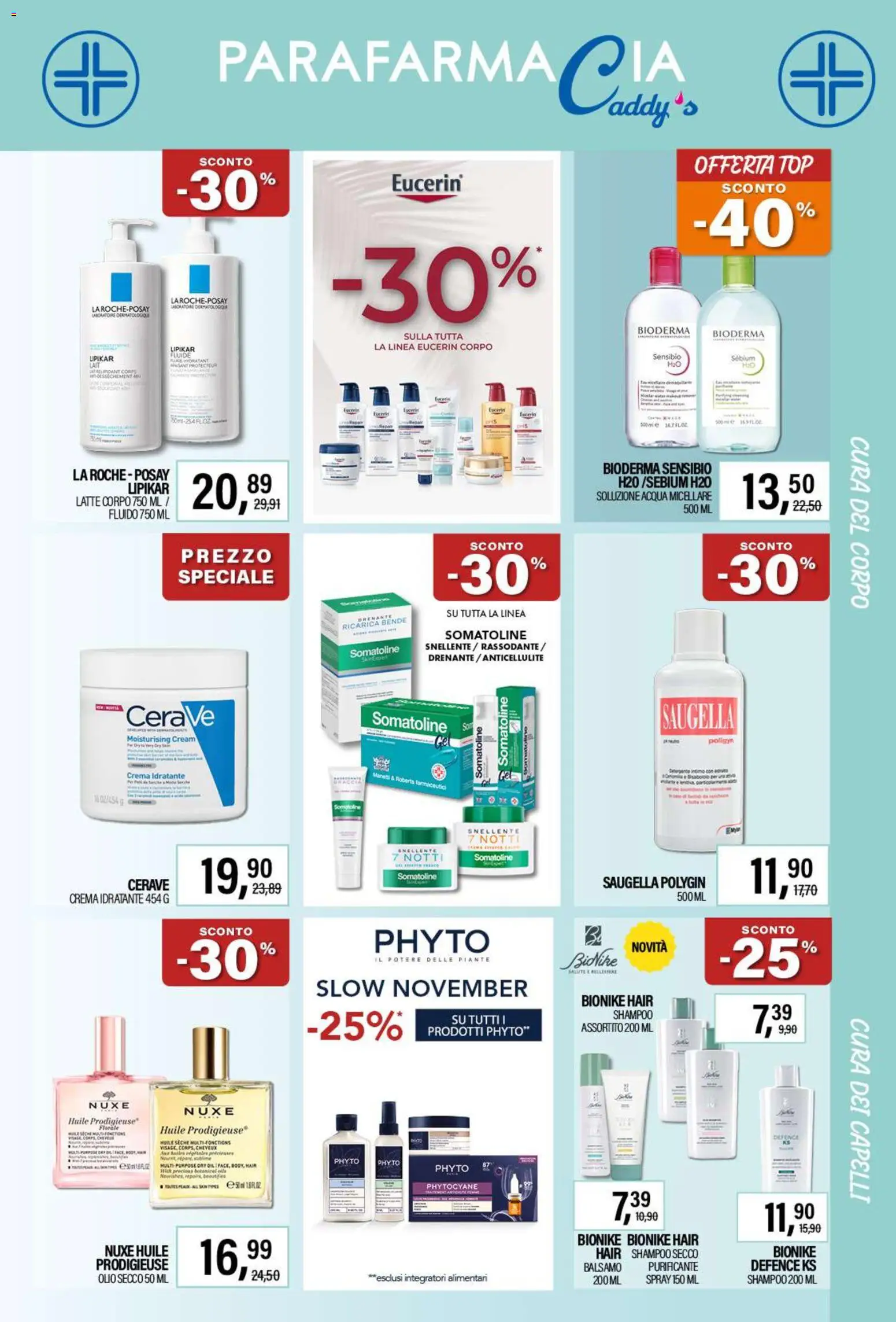 Volantino Caddy's del 23.10.2025 | Pagina: 17 | Prodotti: Balsamo, Crema, Intimo, Bende