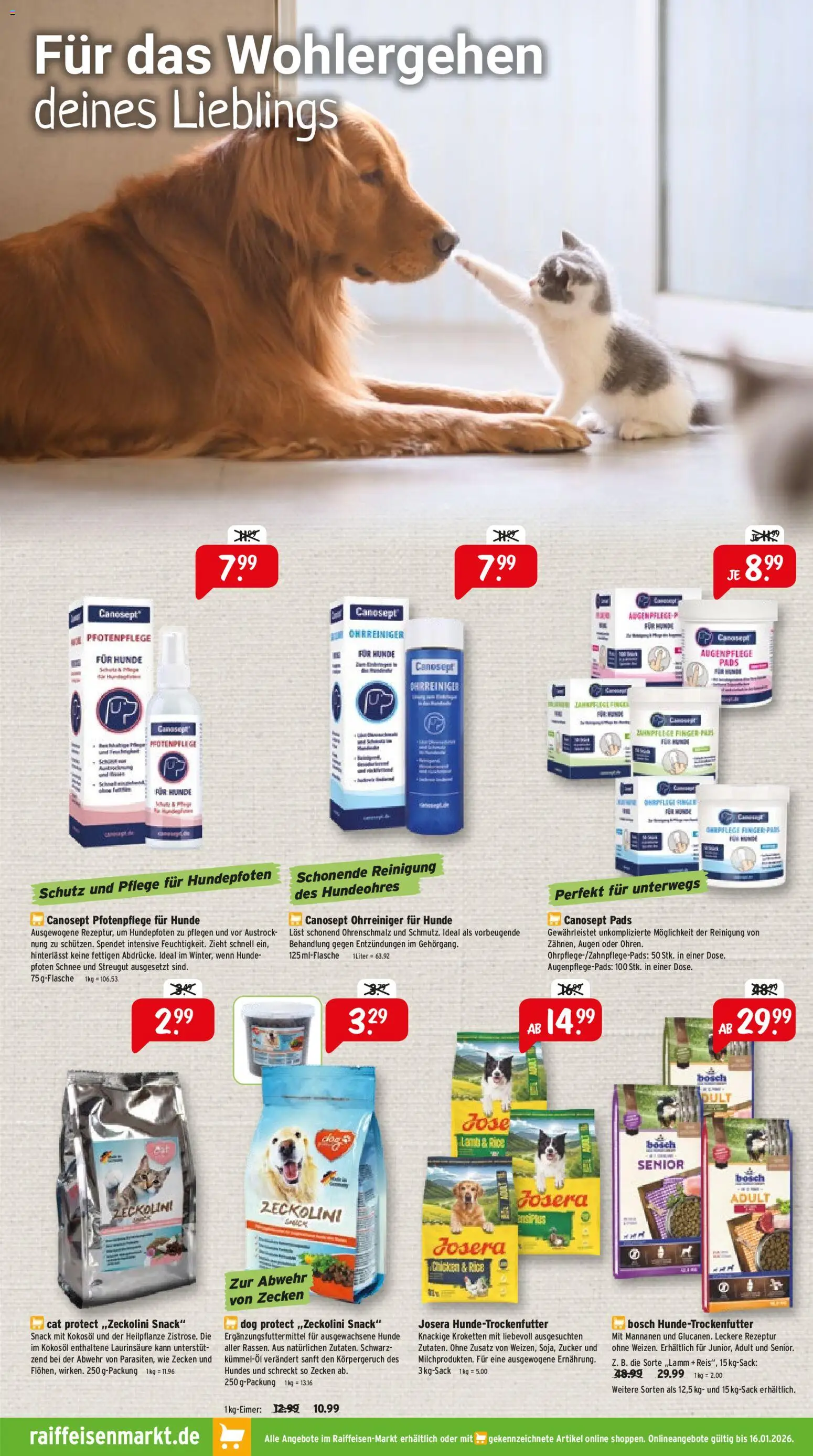 Raiffeisen Markt Prospekt 	 – gültig ab 05.01.2026 | Seite: 3 | Produkte: Bosch, Zucker