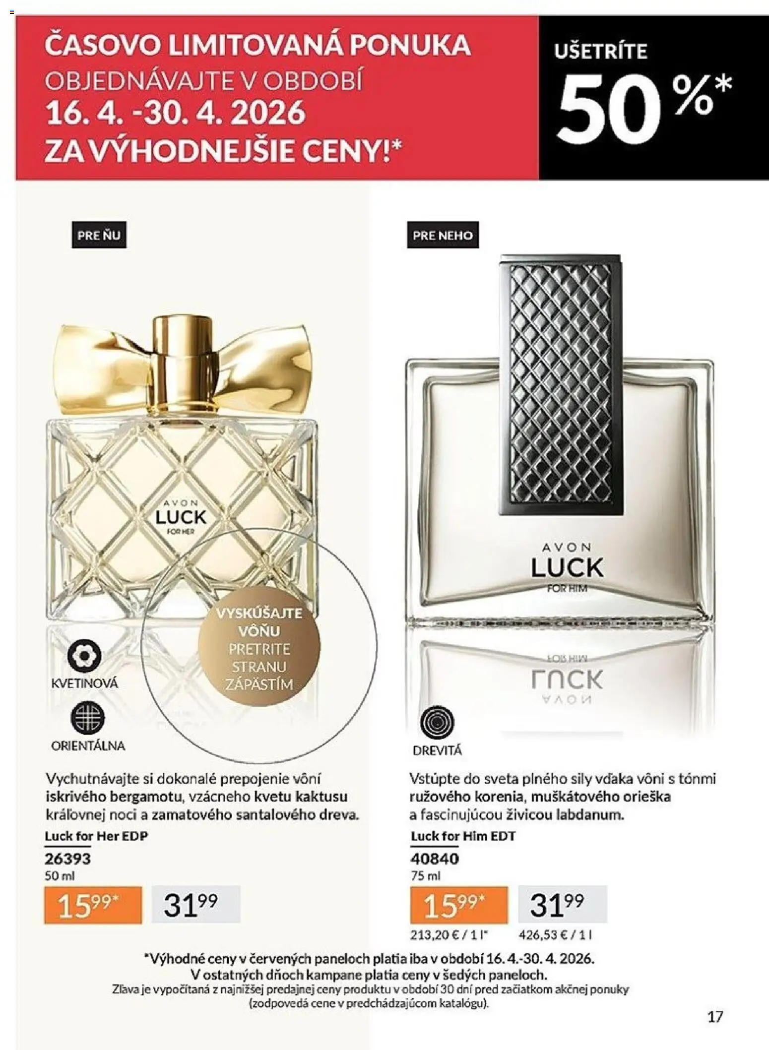 Nové Avon akcie – leták je platný od 01.04.2026 | Strana: 17