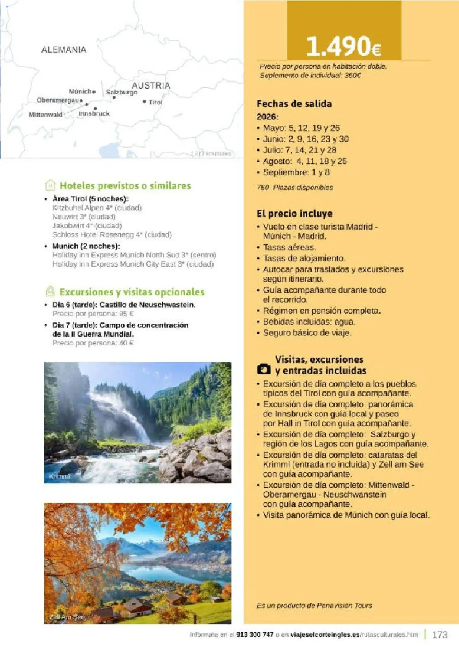 Viajes El Corte Inglés Rutas Culturales de la Comunidad de Madrid │ válido desde el 01.04.2026 | Página: 173 | Productos: Σφουγγαρίστρα