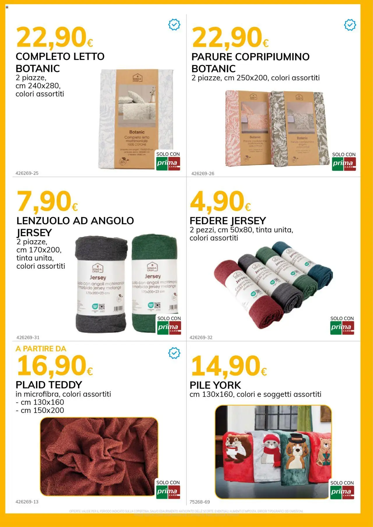 Volantino Basko del 14.10.2025 | Pagina: 5 | Prodotti: Pile, Copripiumino, Plaid, Letto