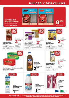 Hipercor catálogo │ válido desde el 17.07.2025 | Página: 17 | Productos: Polvo, Leche, Μηχανή καφέ, Φρυγανιές σικάλεως