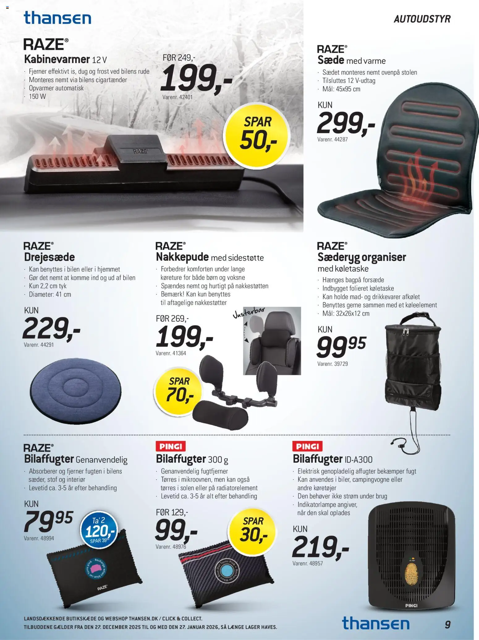 Thansen tilbudsavis – gyldig fra 27.12.2025 | Side: 9 | Produkter: Stof