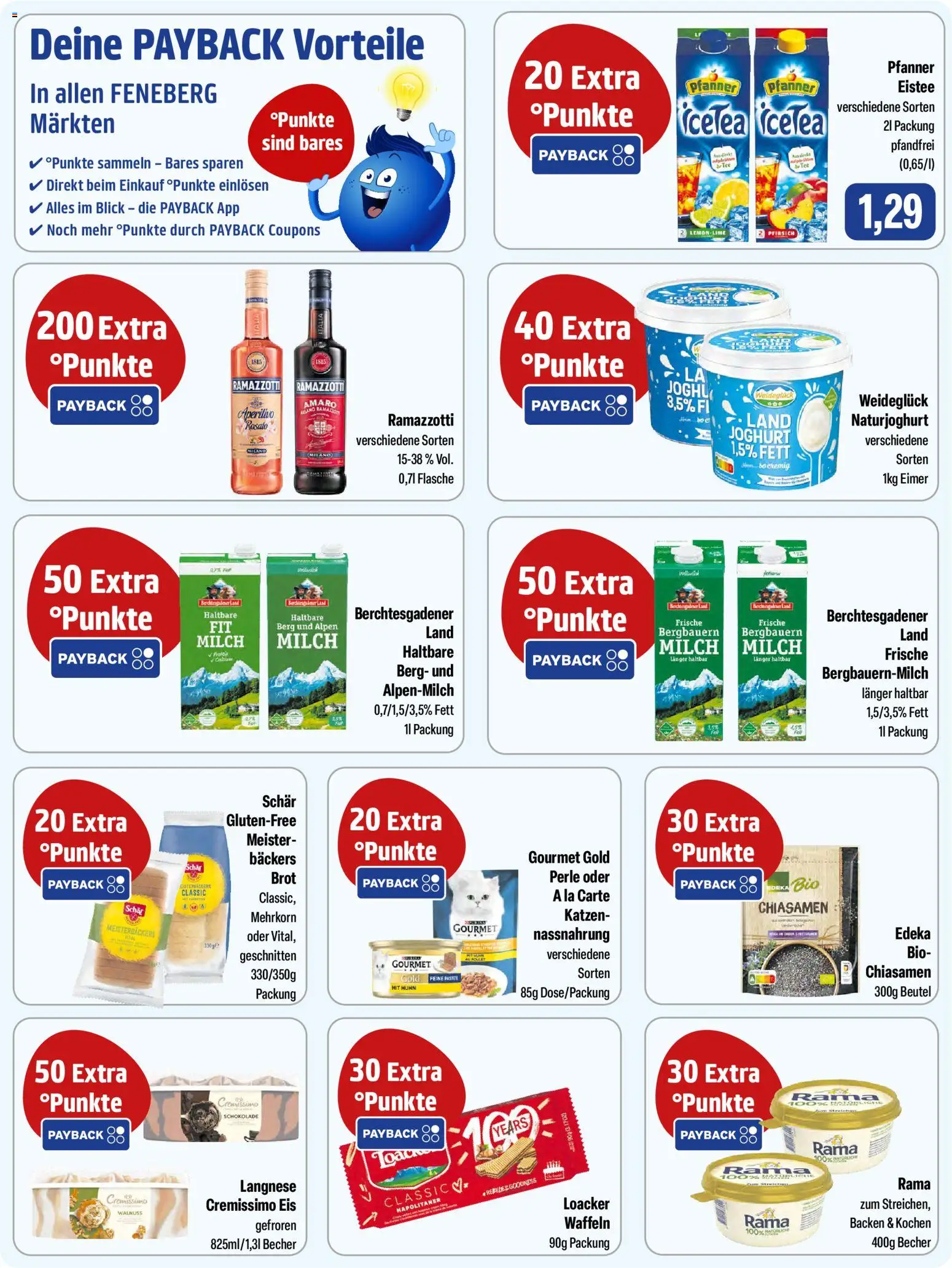 Feneberg Angebote – gültig ab 20.11.2025 | Seite: 9 | Produkte: Joghurt, Pfanner eistee, Eis, Ramazzotti