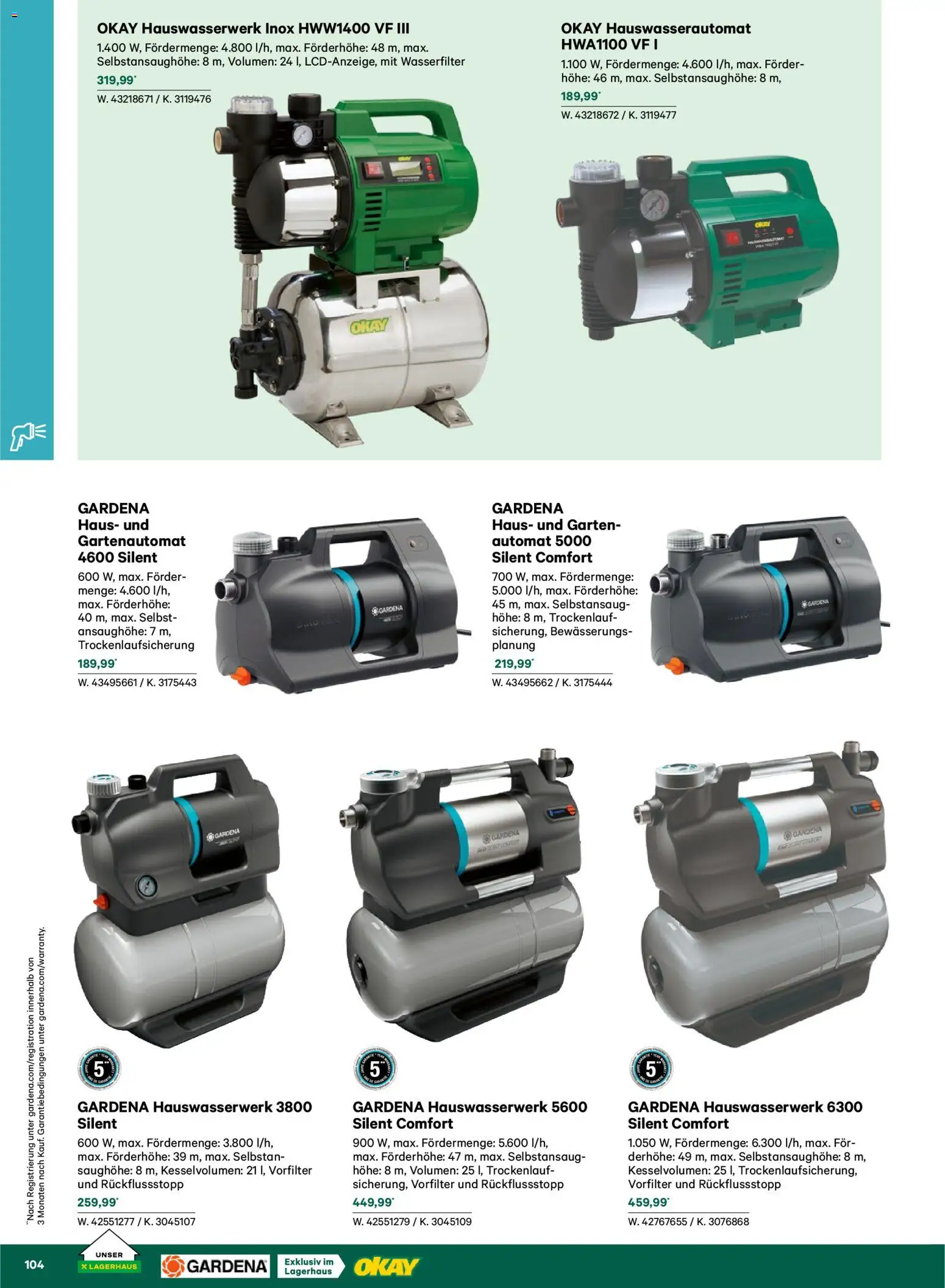 Lagerhaus  Garten und Freizeit Katalog 2026 gültig ab 22.02.2026 | Seite: 104