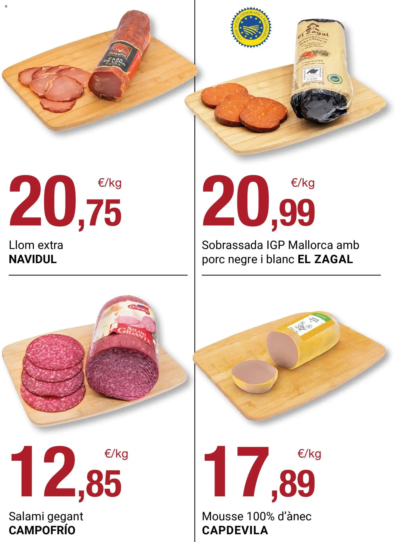 Bonpreu folleto │ válido desde el 21.04.2026 | Página: 72 | Productos: Mousse, Salami