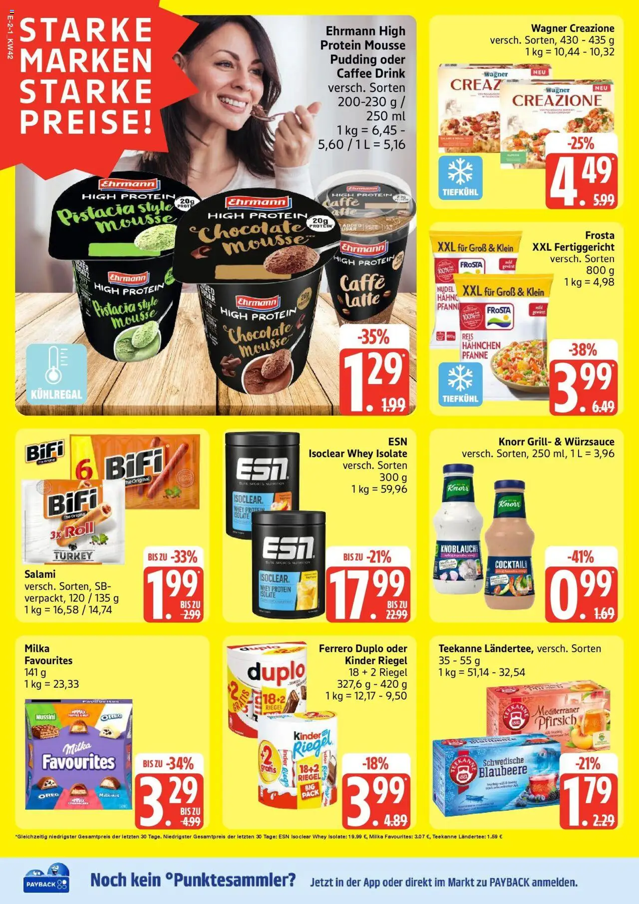 Marktkauf - Marktkauf: Wochenangebote – gültig ab 13.10.2025 | Seite: 2 | Produkte: Bifi, Kinder riegel, Pfirsich, Teekanne