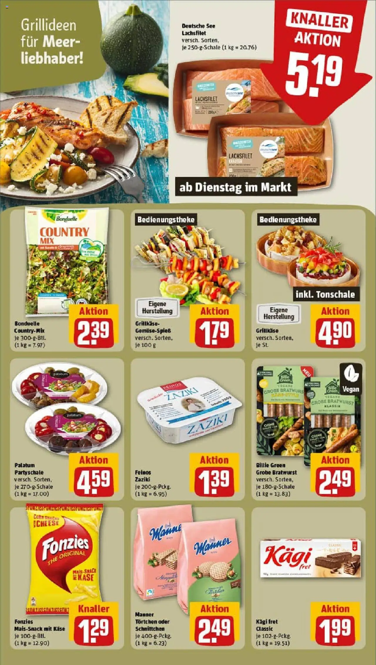 Rewe prospekt Saarbrücken / Klarenthal	 - gültig ab dem 20.07.2025 | Seite: 20 | Produkte: Käse, Bratwurst
