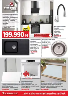 Bauhaus Akciós újság - amely érvényes a következő dátumtól: 06.11.2025 | Oldal: 22 | Termékek: Sütő, Főzőlap, Indukciós főzőlap, Medence