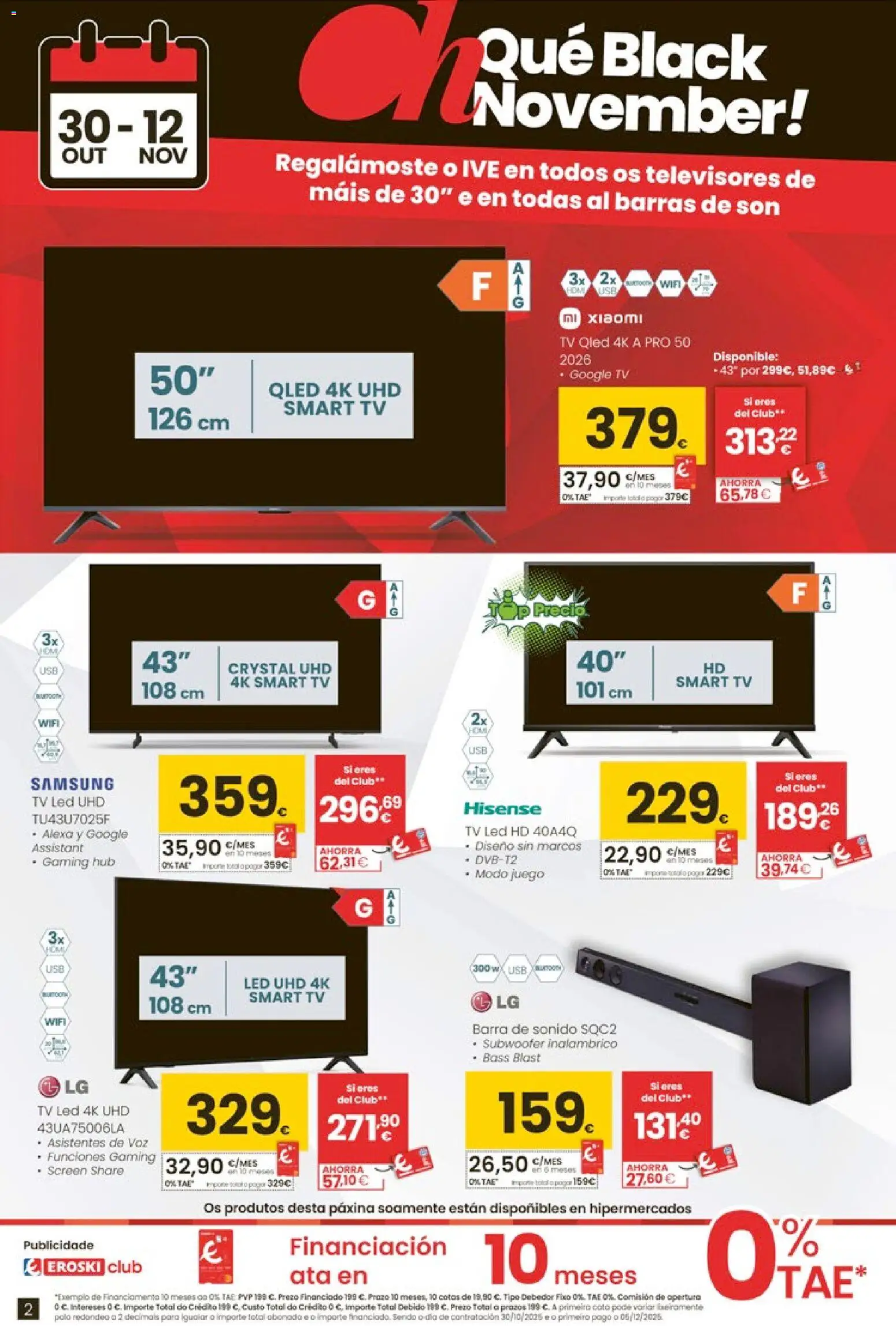 Eroski - Black Friday │ válido desde el 30.10.2025 | Página: 2 | Productos: Καλαμάρι
